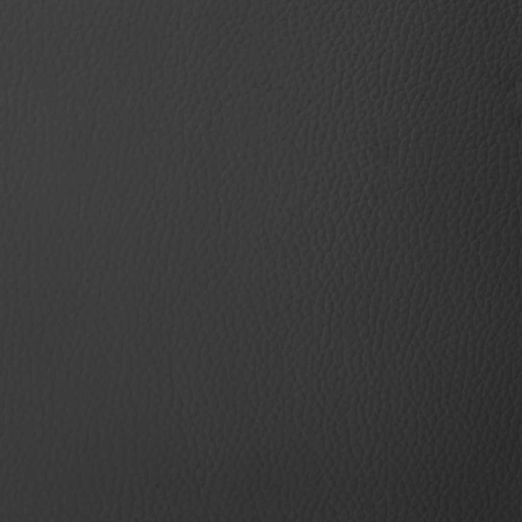 Sofá modular de 3 plazas de cuero artificial negro