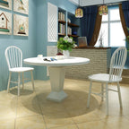 Sillas de comedor 2 uds madera maciza caucho terciopelo blanco