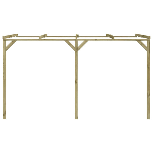 Pérgola cobertizo de madera 2x4x2,2 m