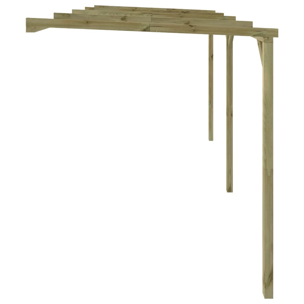 Pérgola cobertizo de madera 2x4x2,2 m