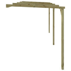Pérgola cobertizo de madera 2x4x2,2 m