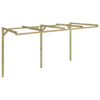 Pérgola cobertizo de madera 2x4x2,2 m