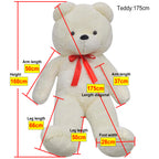 Oso de peluche XXL blanco 160 cm