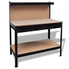 Banco de trabajo con tablero y cajón
