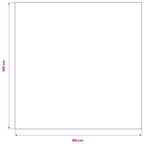 5 manteles blancos 100 x 100 cm