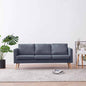 3-seater sofa in dark gray fabric