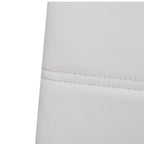 Sillas de comedor voladizas 2 unidades cuero sintético blanco