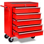 Carrito caja de herramientas 5 cajones negro