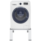 Soporte pedestal para lavadora blanco