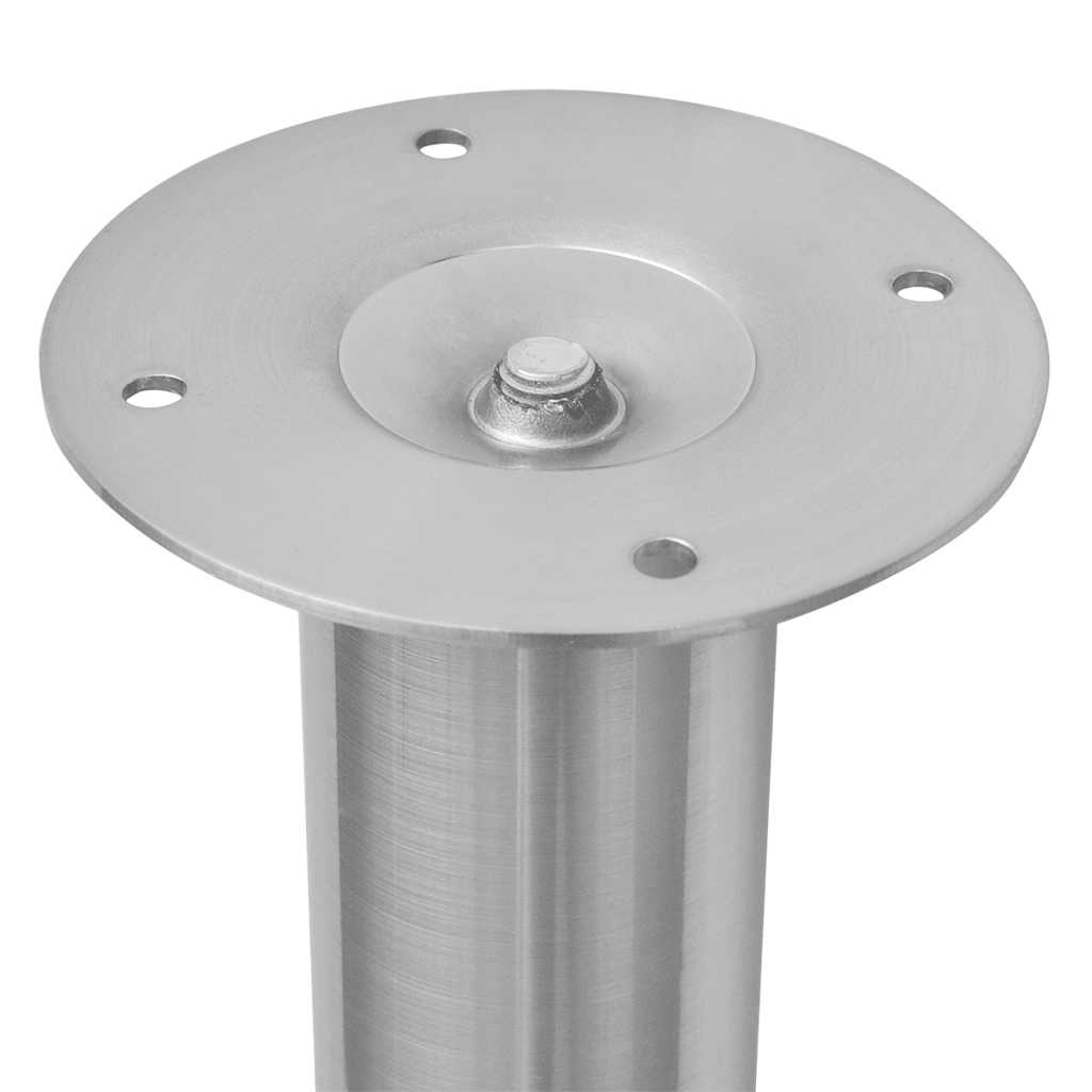 2 Patas Telescópicas para Mesa 710mm-1100mm (Color Acero inoxidable)