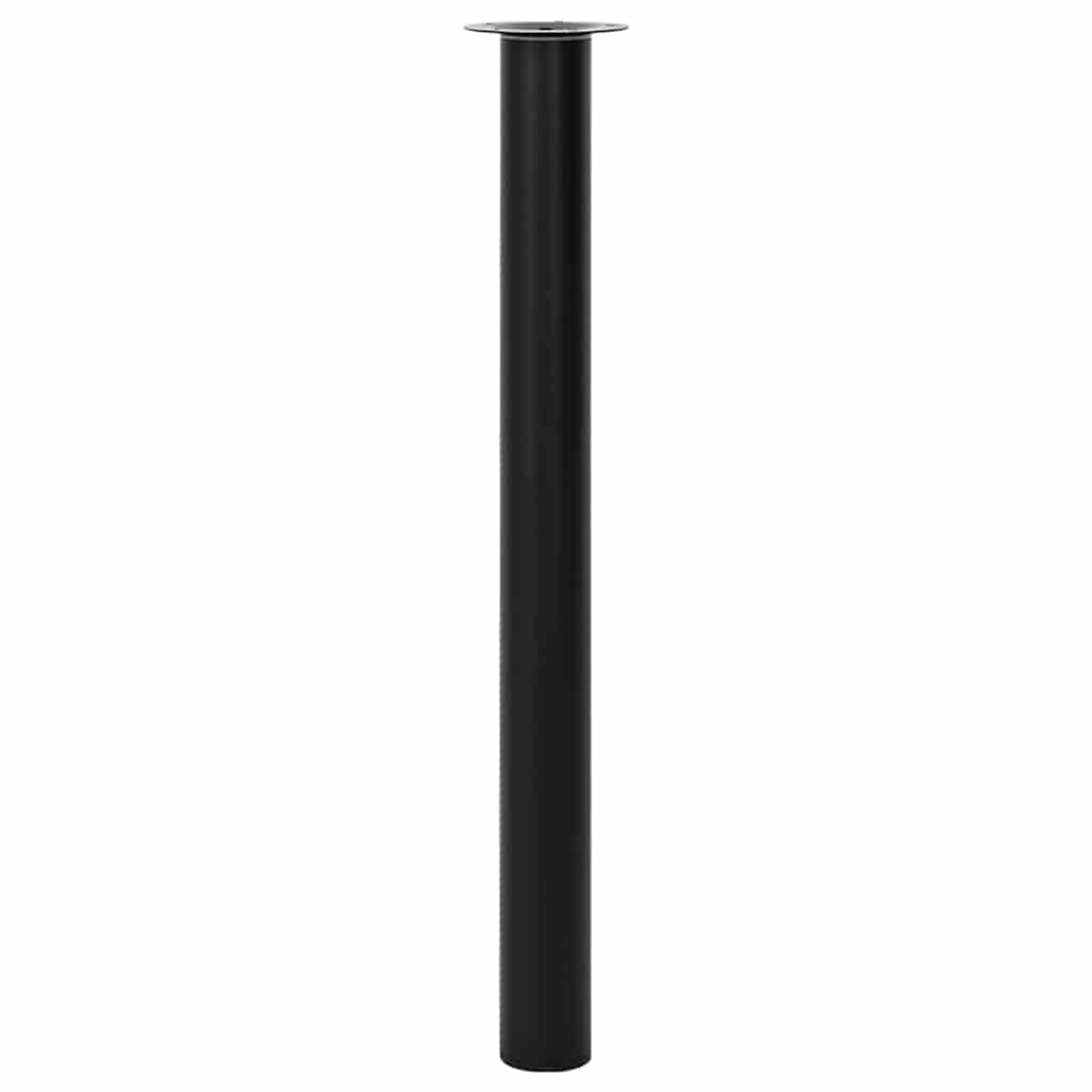 2x Patas de mesa telescópicas negro 710 mm-1100 mm