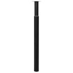 2x Patas de mesa telescópicas negro 710 mm-1100 mm