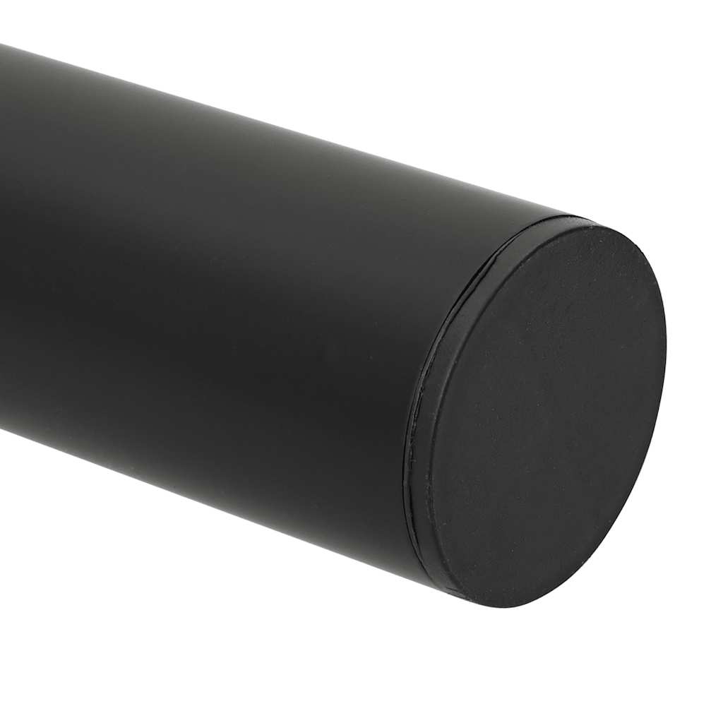 2x Patas de mesa telescópicas negro 710 mm-1100 mm