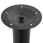 2x Patas de mesa telescópicas negro 710 mm-1100 mm