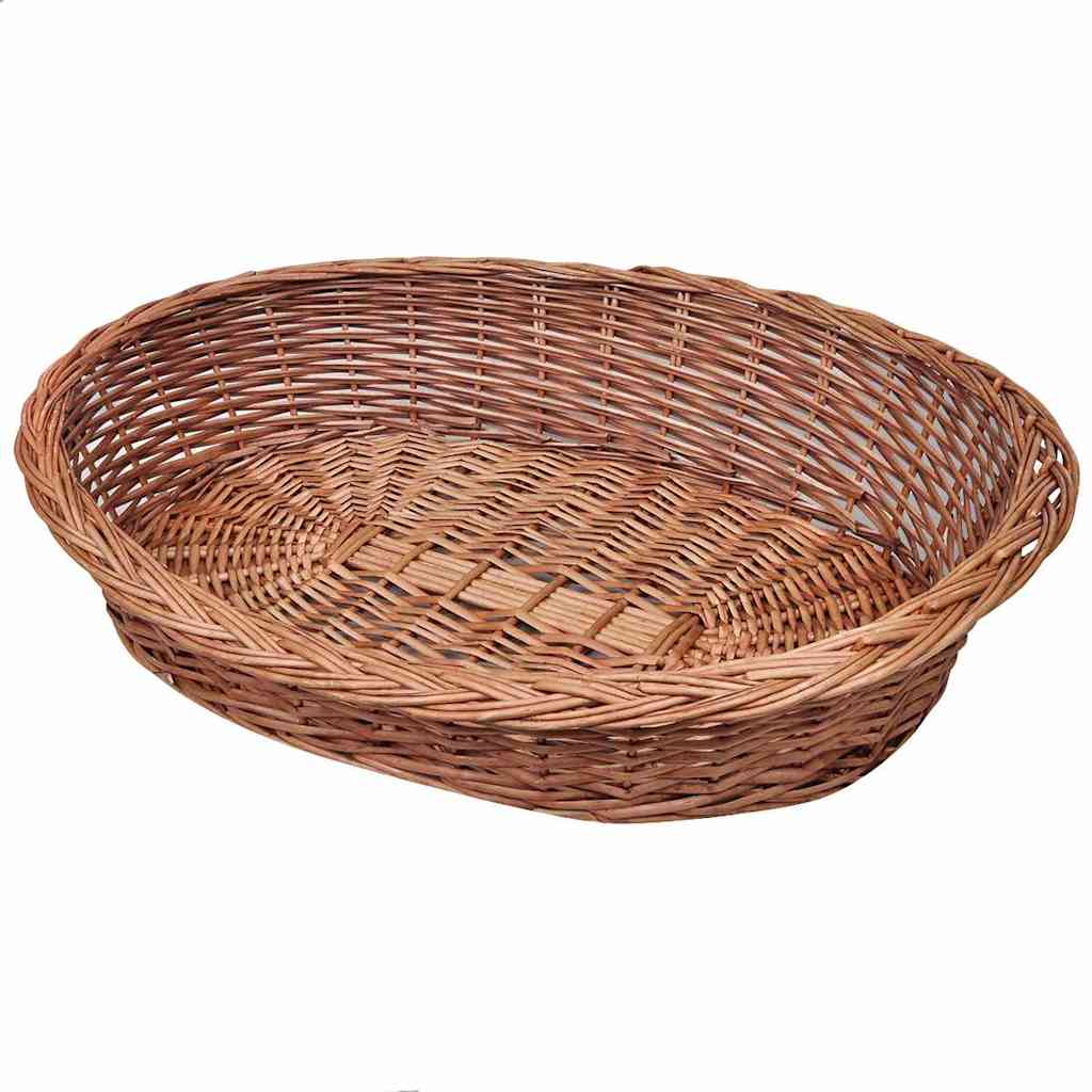 Cesta para perros/cama para mascotas sauce natural 50 cm