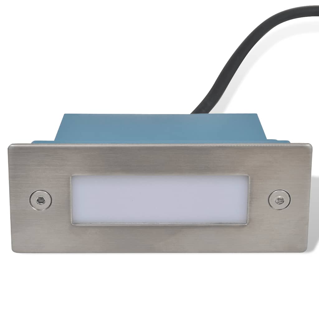 Foco empotrable de escalera 2 LED 44x111x56 mm