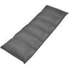 Tumbona de suelo plegable de tela gris
