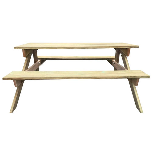 Pine Wood Picnic Table 150x135x71.5 cm