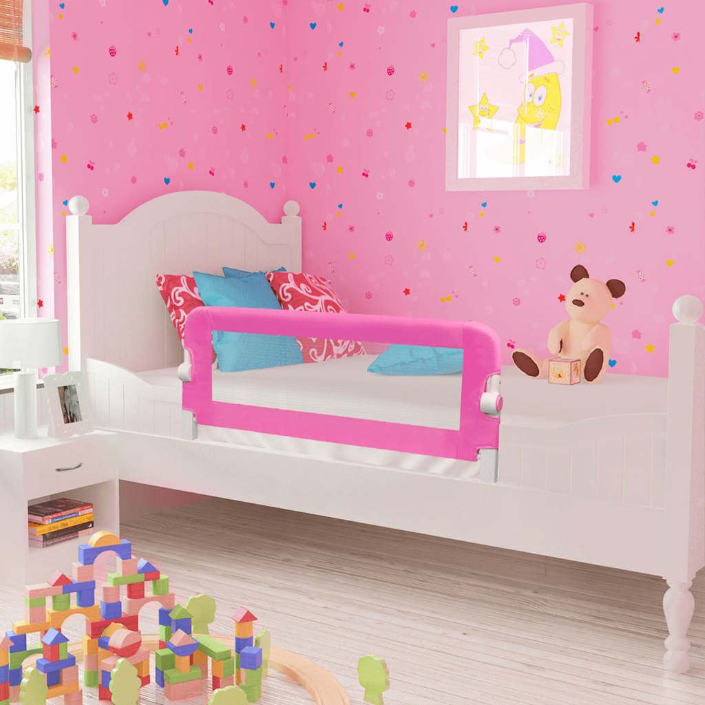 Barandilla de seguridad cama de niño 102x42 cm azul