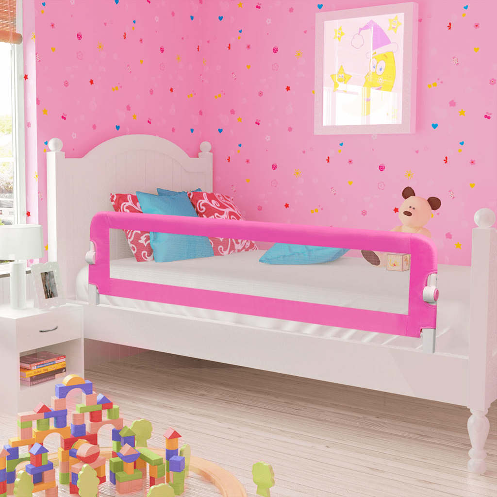 Barandilla de seguridad cama de niño 102x42 cm azul