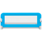 Barandilla de seguridad cama de niño 102x42 cm azul