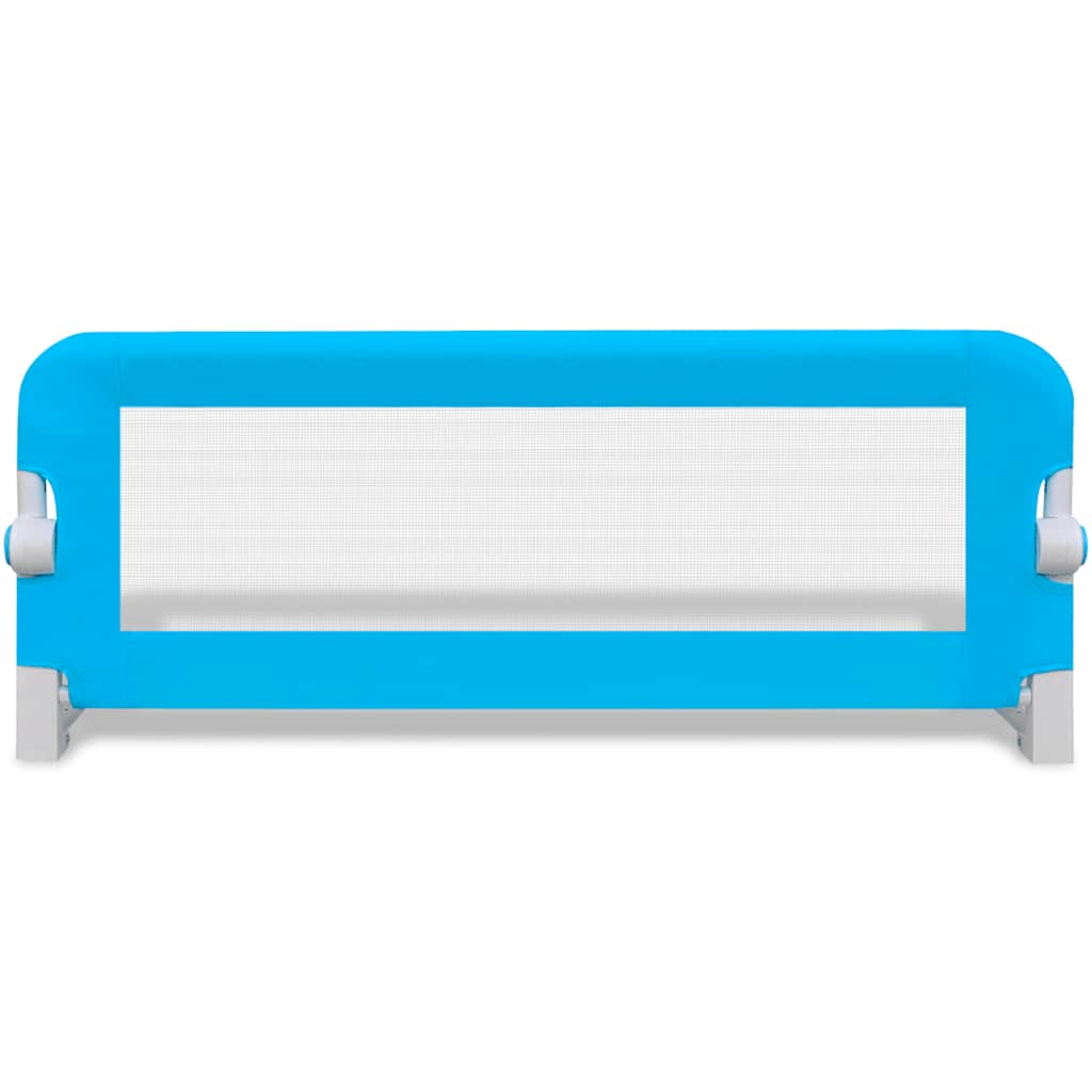 Barandilla de seguridad cama de niño 102x42 cm azul
