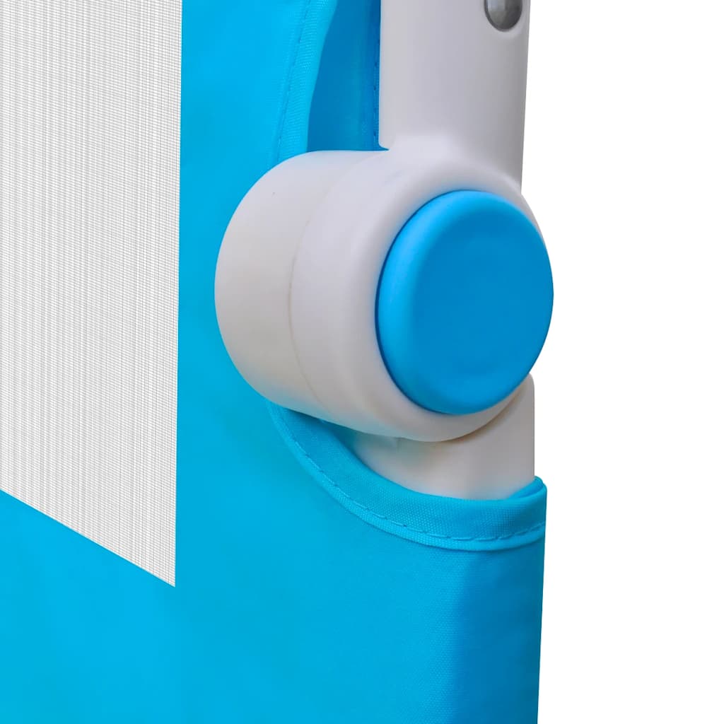 Barandilla de seguridad cama de niño 102x42 cm azul