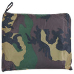 Poncho impermeable lluvia ejército para acampar/senderismo camuflaje