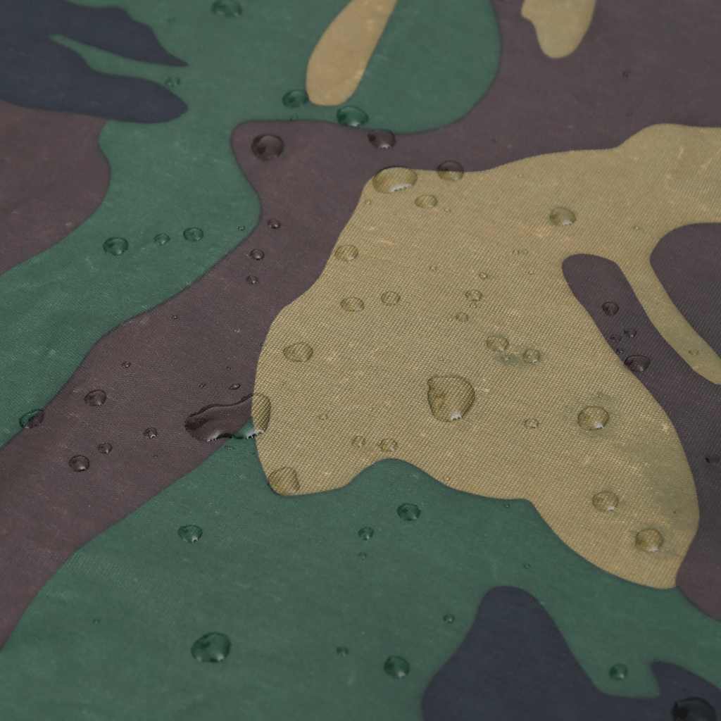 Poncho impermeable lluvia ejército para acampar/senderismo camuflaje