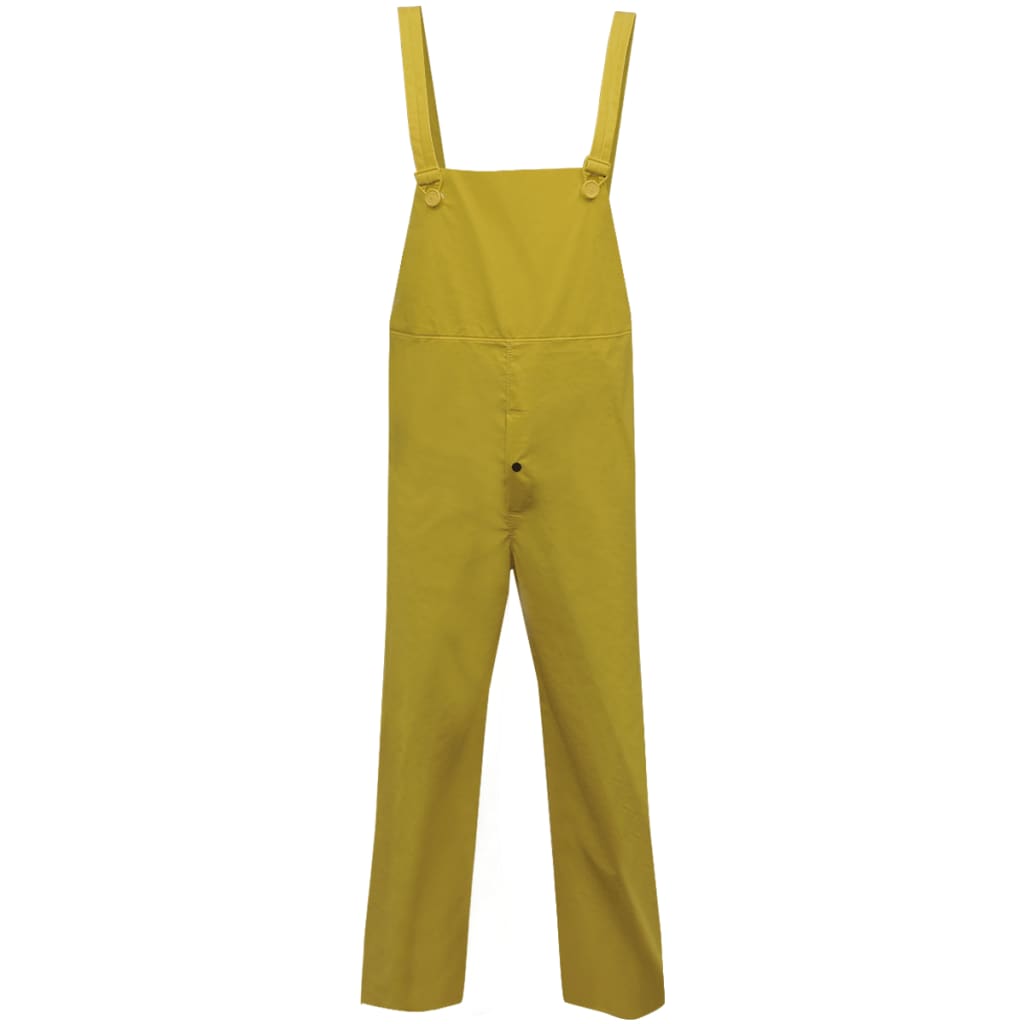 Chubasquero impermeable reforzado capucha 2 pzas XL amarillo
