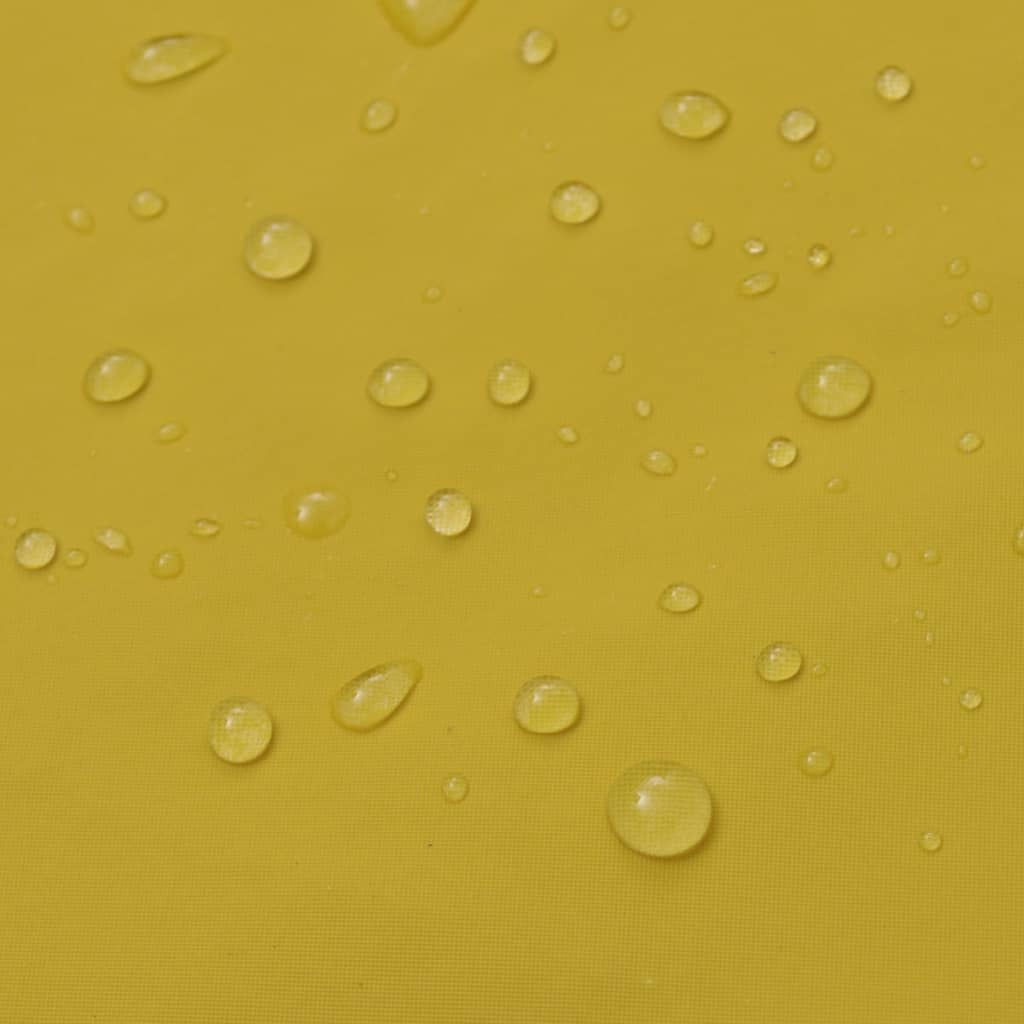Chubasquero impermeable reforzado capucha 2 pzas XL amarillo