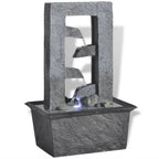 Fuente de agua para interior con luz LED poliresina