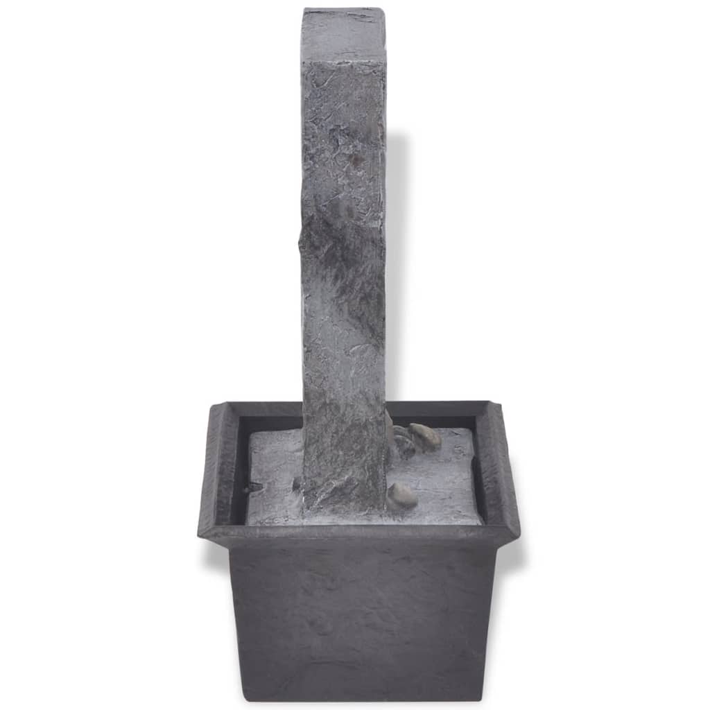Fuente de agua para interior con luz LED poliresina