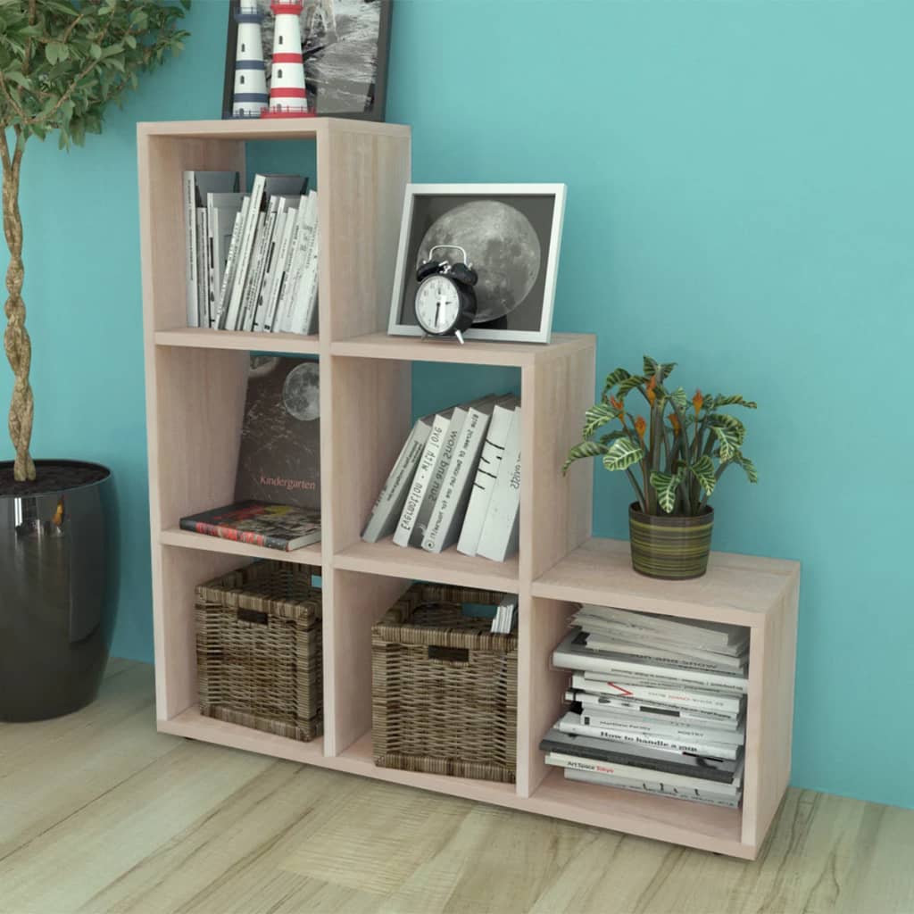 Ladder bookshelf 107 cm white