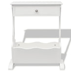 Revistero Melrose blanco