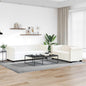 Sofás Chesterfield de 2 y 3 plazas cuero sintético blanco