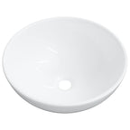 Lavabo de cerámica blanco 28x28x10 cm