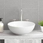 Lavabo de cerámica blanco 28x28x10 cm