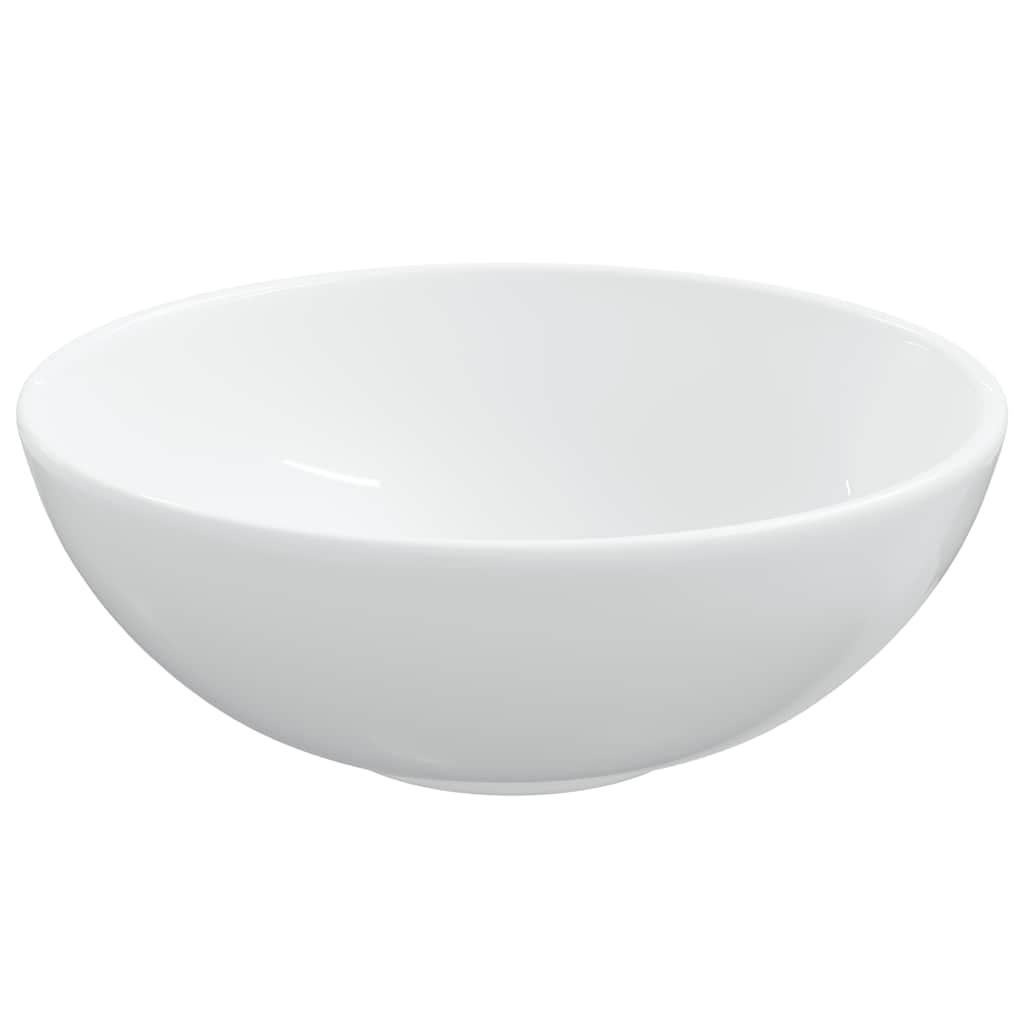 Lavabo de cerámica blanco 28x28x10 cm
