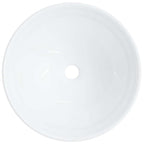 Lavabo de cerámica blanco 28x28x10 cm