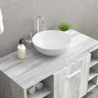 Lavabo de cerámica blanco 28x28x10 cm