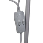 Lámpara de pie gris