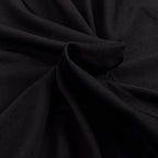 Funda para sofá elástica de tela jersey de poliéster negra