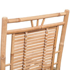 Silla mecedora de bambú