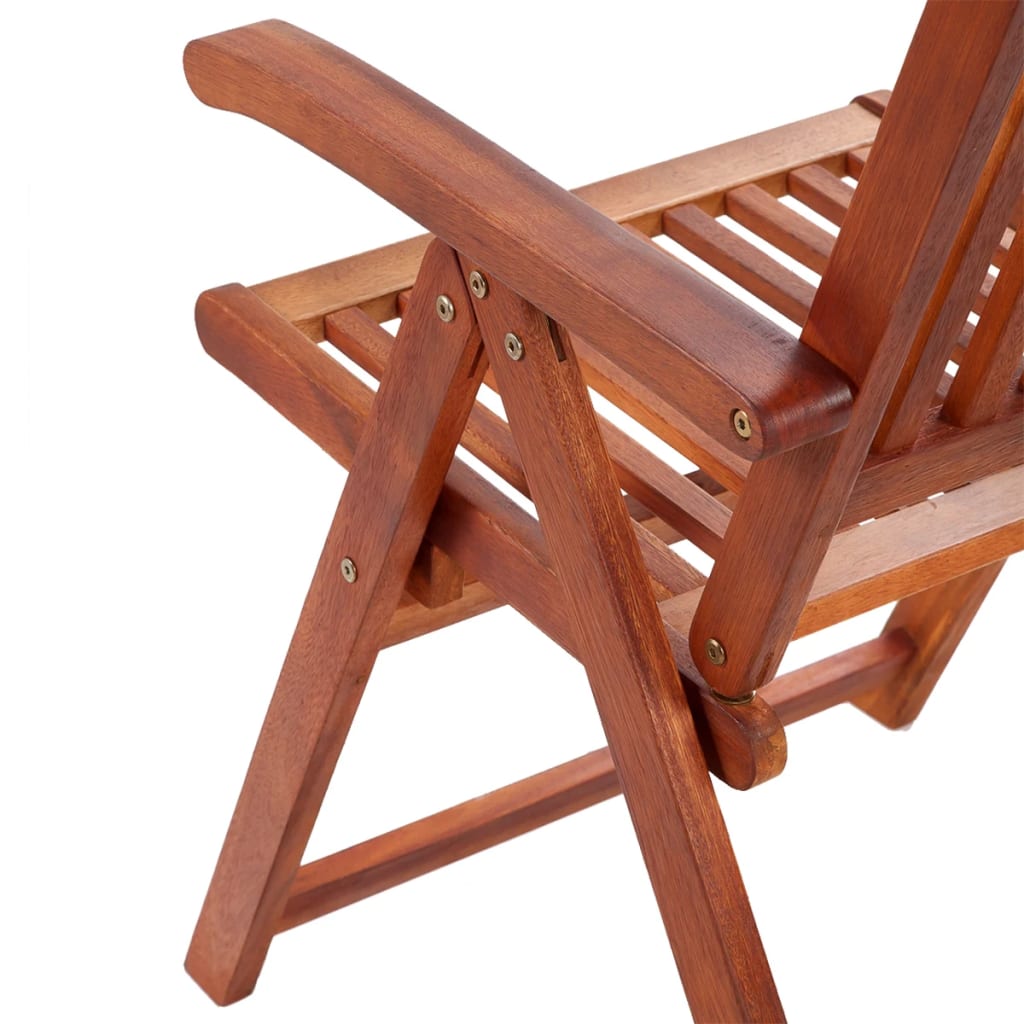 Set de comedor de jardín 7 piezas madera maciza de acacia