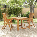 Sillas plegables de jardín 2 uds madera maciza acacia marrón