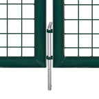 Puerta doble para valla de 300x150 cm acero con recubrimiento en polvo