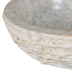 Lavabo de mármol 40 cm color crema