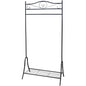 White steel clothes rail