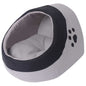 Cama cubo para gatos tamanho L cinza e preta